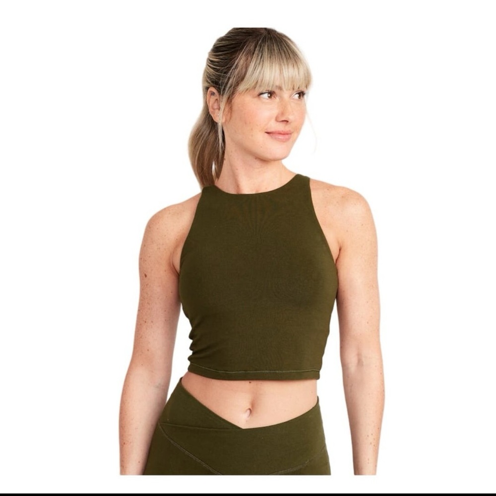 Old Navy Active Dark Green Performance Top